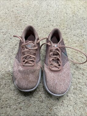 Nike Women's Dusty Pink Knit Running Sneakers